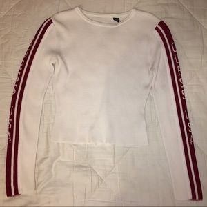 Cropped long sleeve Guess top